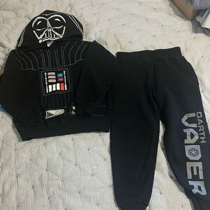 Star Wars Kids Black Darth Vader Sweatpants & Hoodie Set